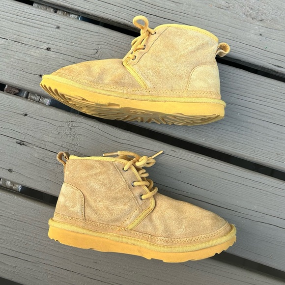 UGG Yellow Suede Neumel Boots | Ladies Size EU 37 - Picture 8 of 14